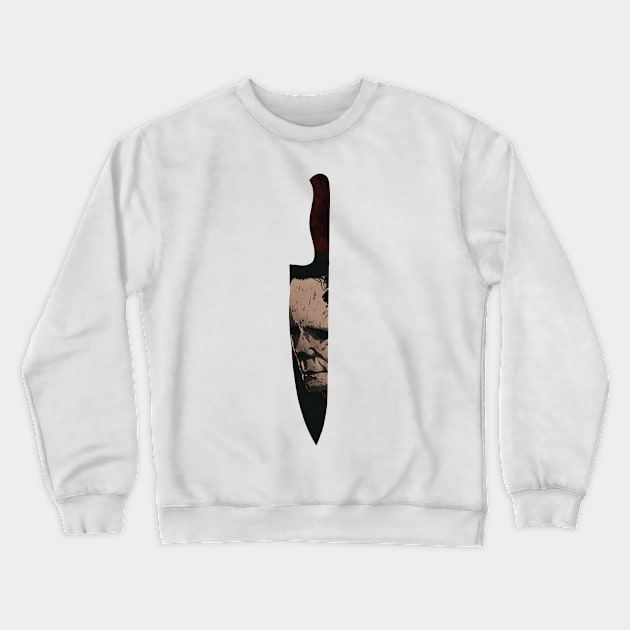 Halloween Michael Myers Crewneck Sweatshirt by Kotolevskiy